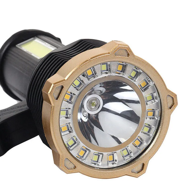 1200mah Super Bright Searchlight Led Handheld Torch Spotlight- Usb Charging