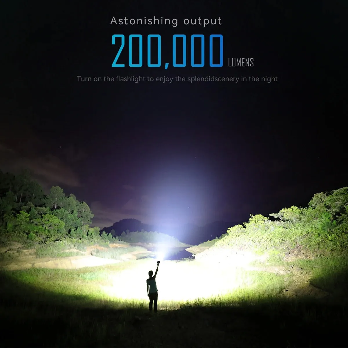 200,000 Lumen High Power Searchlight