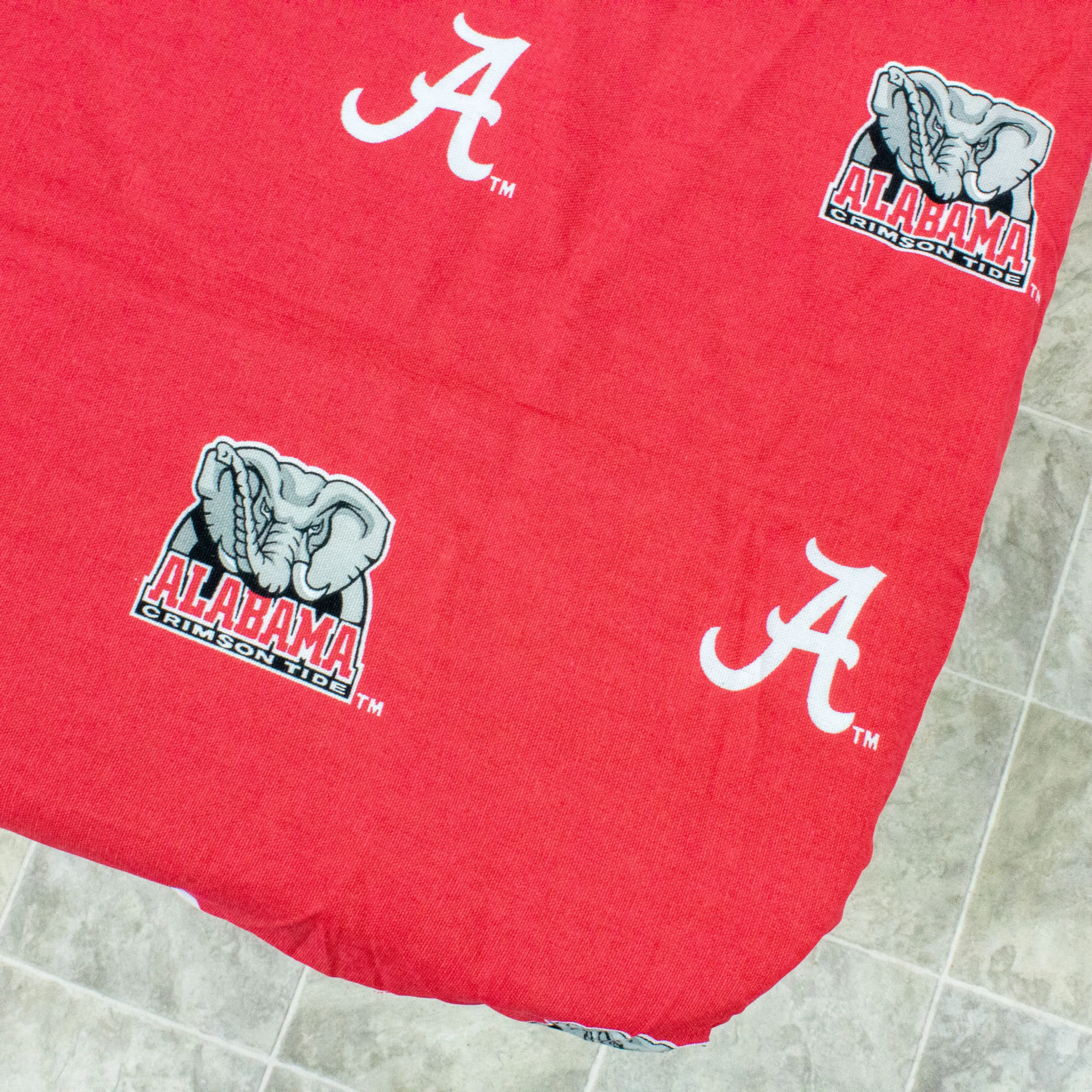 Alabama Crimson Tide Fitted Table Cover / Tablecloth:  3 Sizes Available