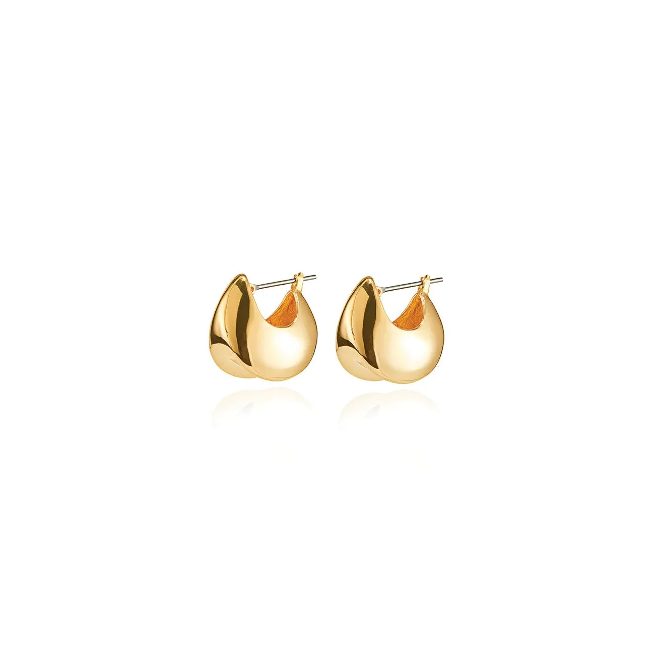 Arlo Puff Earrings (Gold)