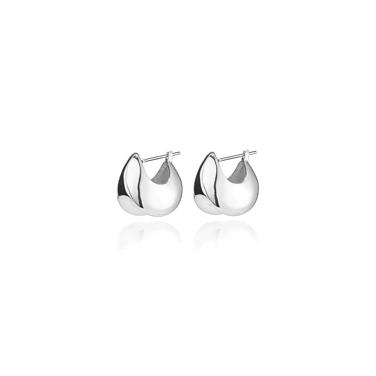 Arlo Puff Earrings (Silver)
