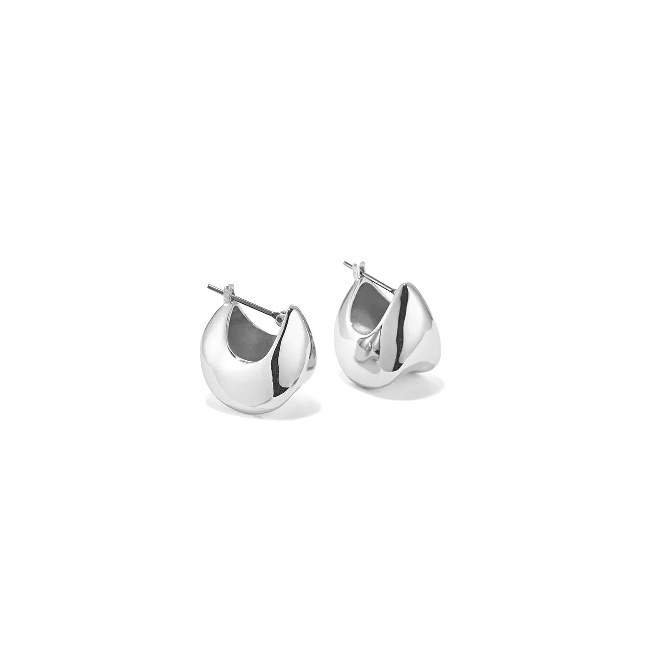 Arlo Puff Earrings (Silver)