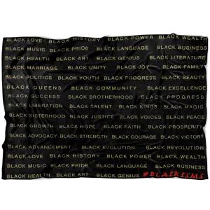 BLACK/GOLD BLACK MAGIC BLANKET