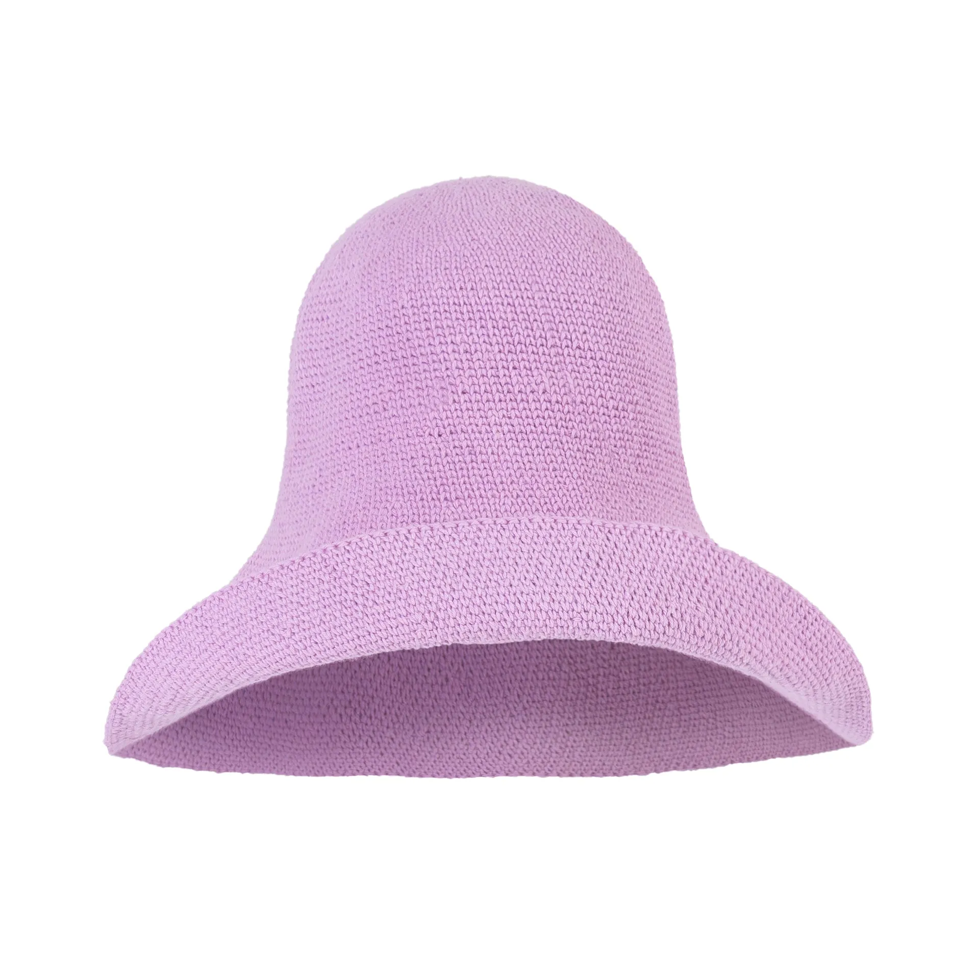 BLOOM Crochet Sun Hat In Lilac Purple