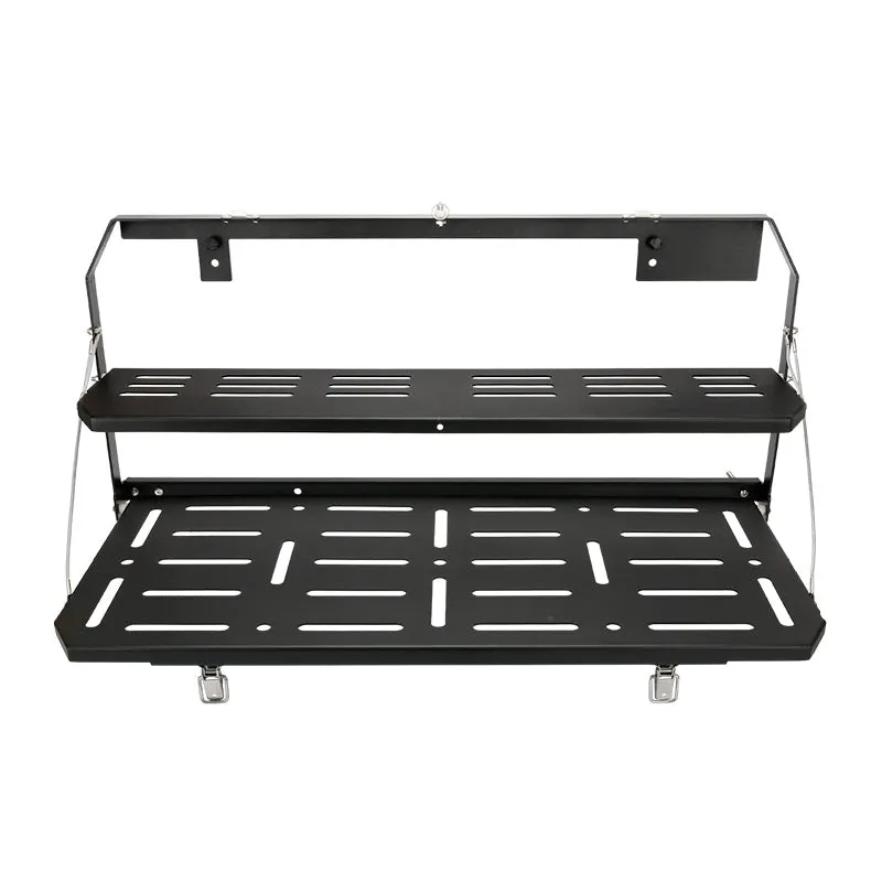 Foldable Double-Layer Tailgate Table Compatible with 2018-Later Jeep Wangler JL