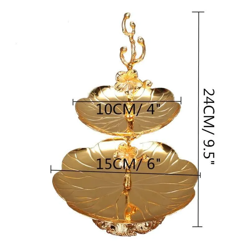 High-Quality Wedding Cake Stand in Gold