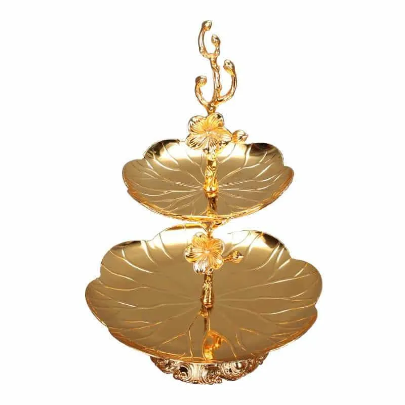 High-Quality Wedding Cake Stand in Gold