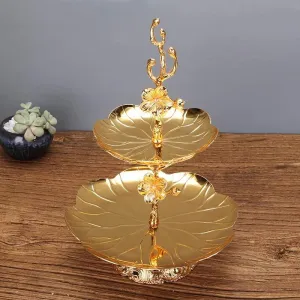 High-Quality Wedding Cake Stand in Gold