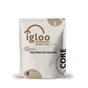 Igloo 5 Tog Emergency Thermal Blanket - 2Layer Small CORE
