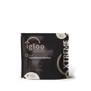 Igloo 7 Tog Emergency Thermal Blanket - 3Layer XL Survival Xtreme