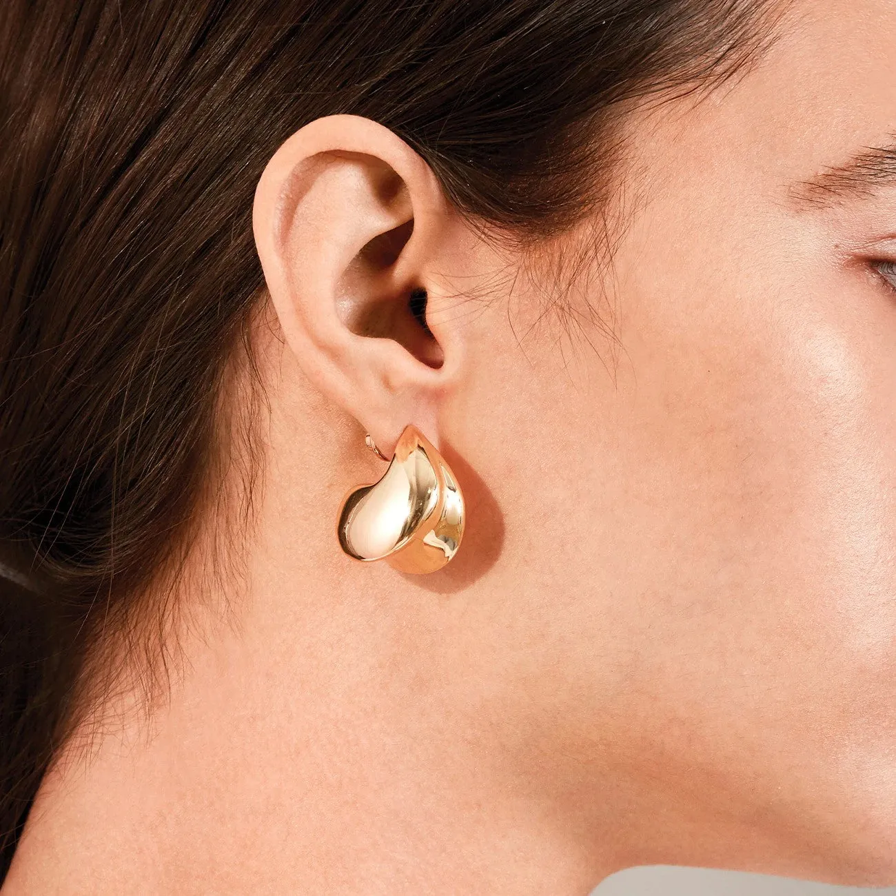 Nouveaux Puff Earrings (Gold)