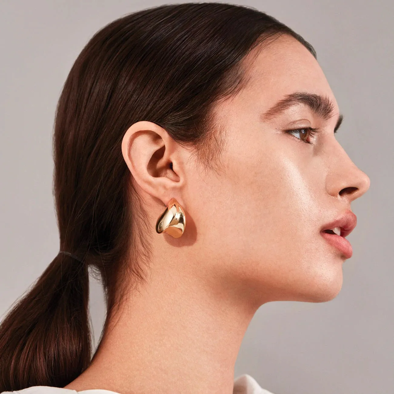 Nouveaux Puff Earrings (Gold)