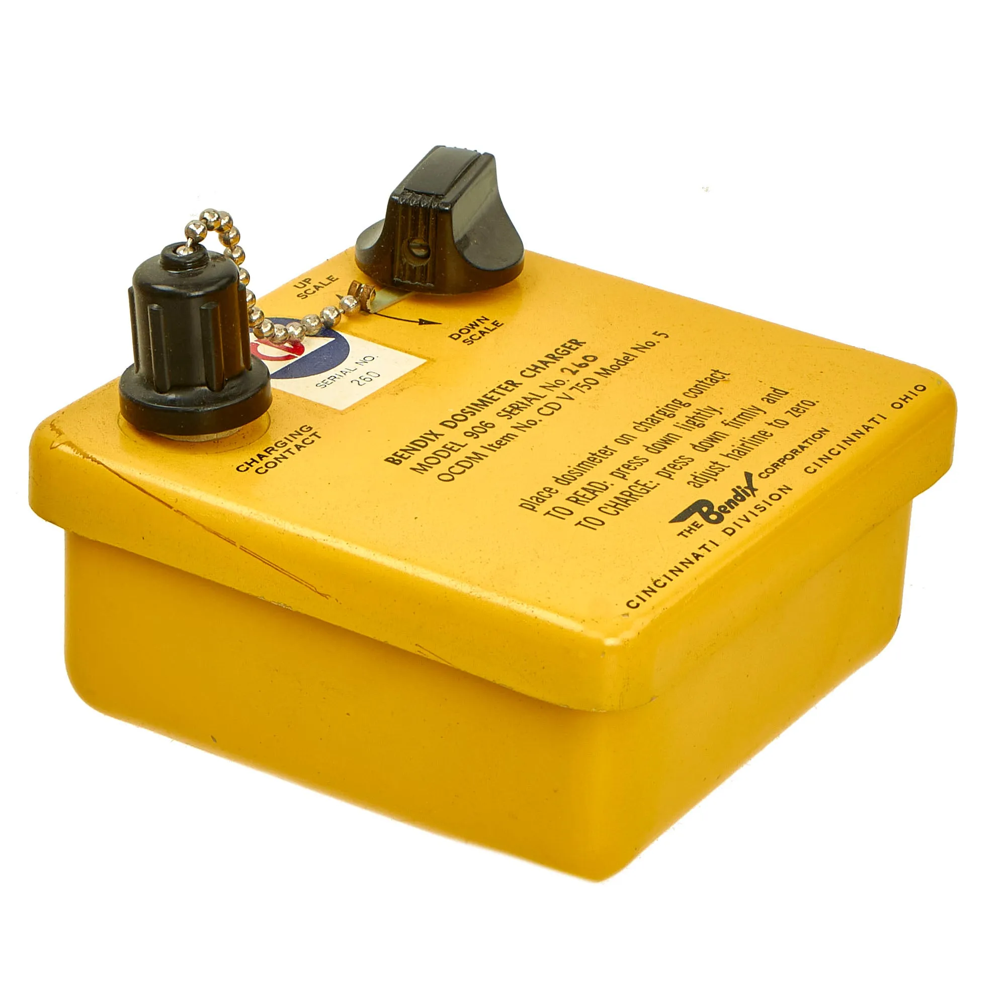 Original U.S. Cold War Victoreen Civil Defense V-777-1 Shelter Radiation Detection Kit