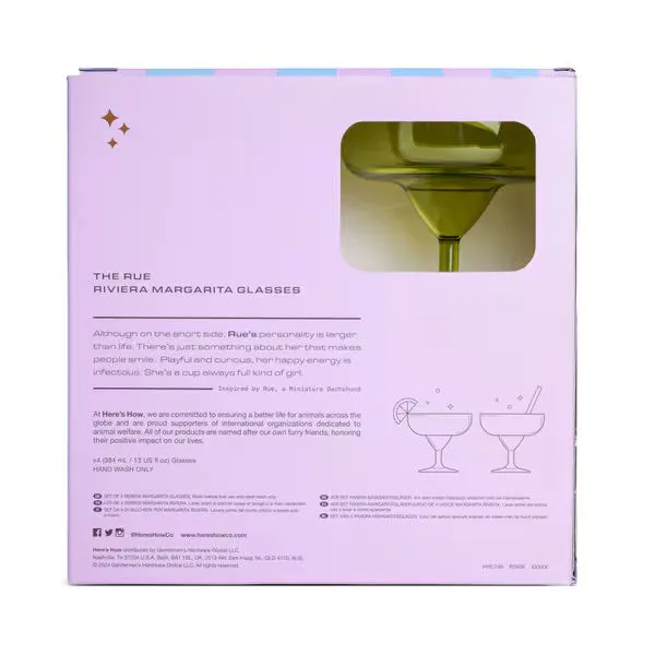 The Rue Margarita Glass - Olive