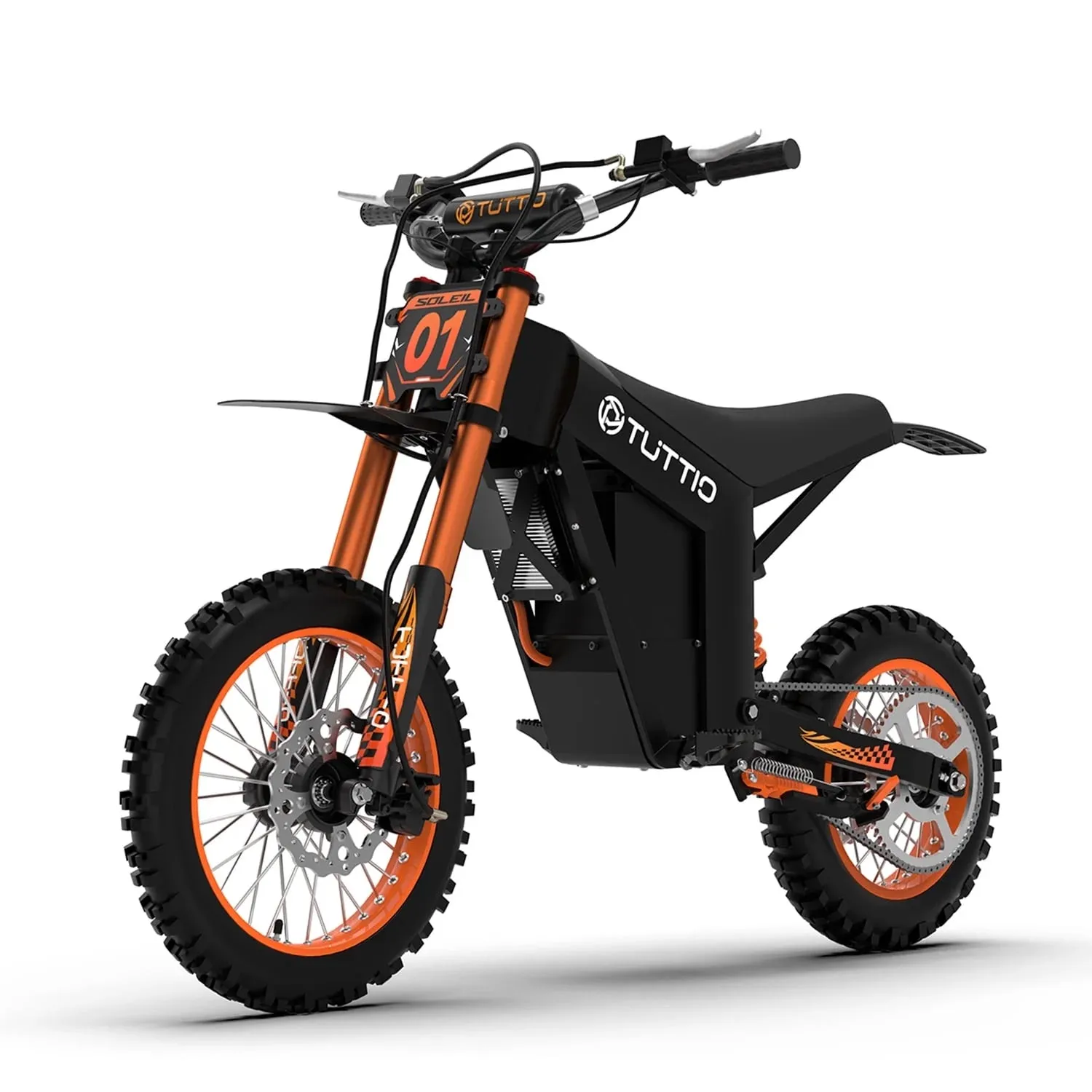 TUTTIO Soleil01 High-Torque Electric Dirt Bike Adult Teen, 200N.m 21AH Electric Motorcycle